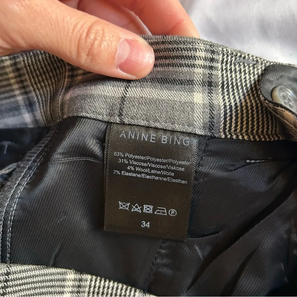 Anine Bing Carrie Pant plaid - Image 15