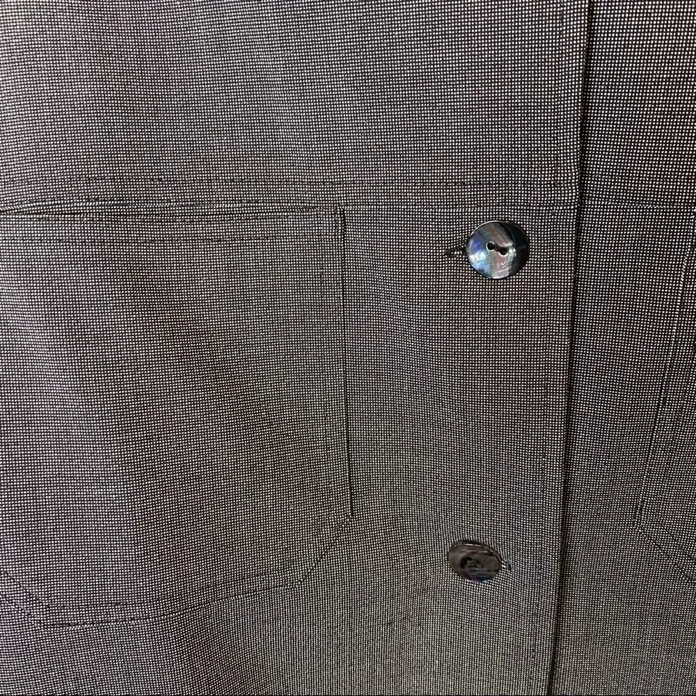 Y2K micro check shirt jacket - Image 4