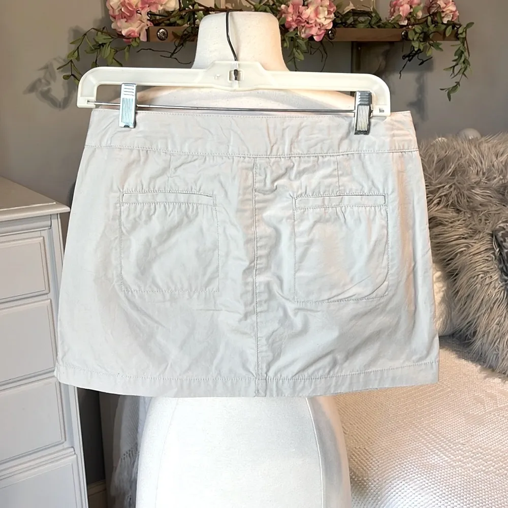 Khaki Mini Skirt Cotton SO Womens 5 - Image 5