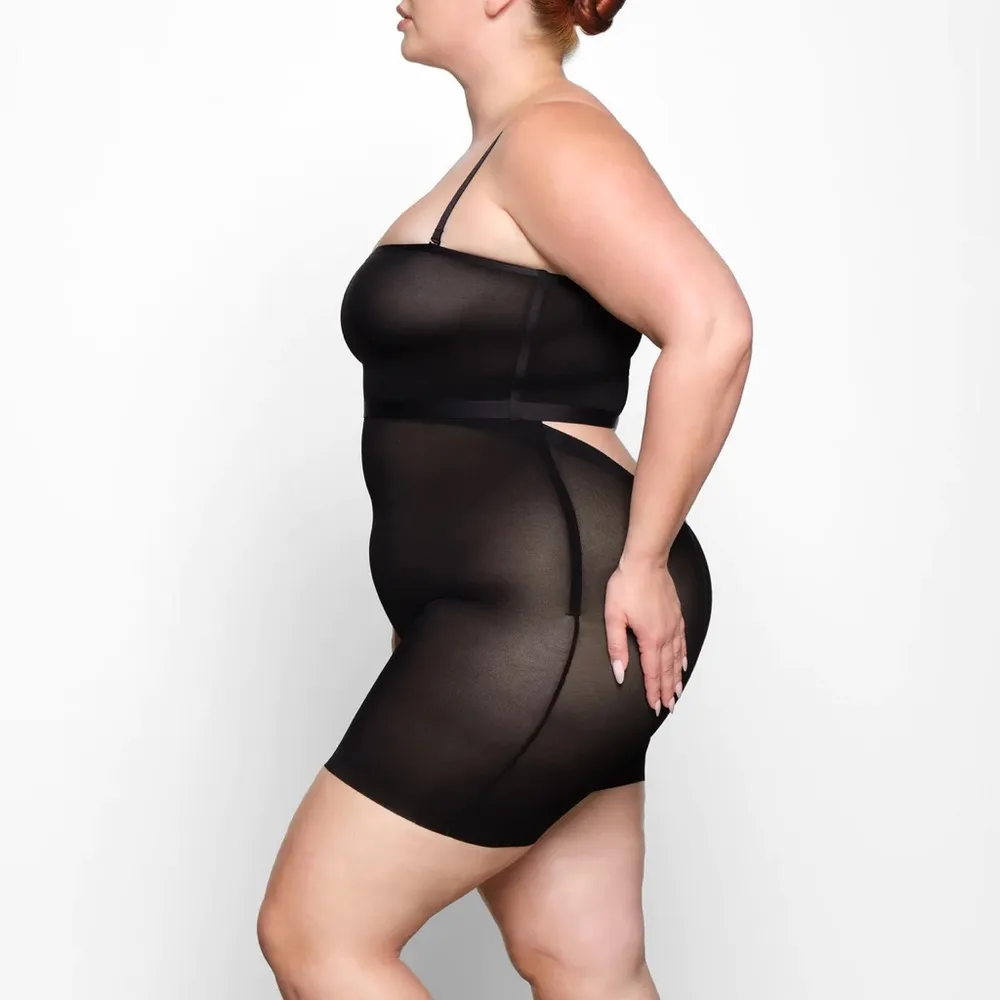 Skims NWT Sheer Sculpt Low Back Shorts in Onyx black women’s size 4X - Image 3