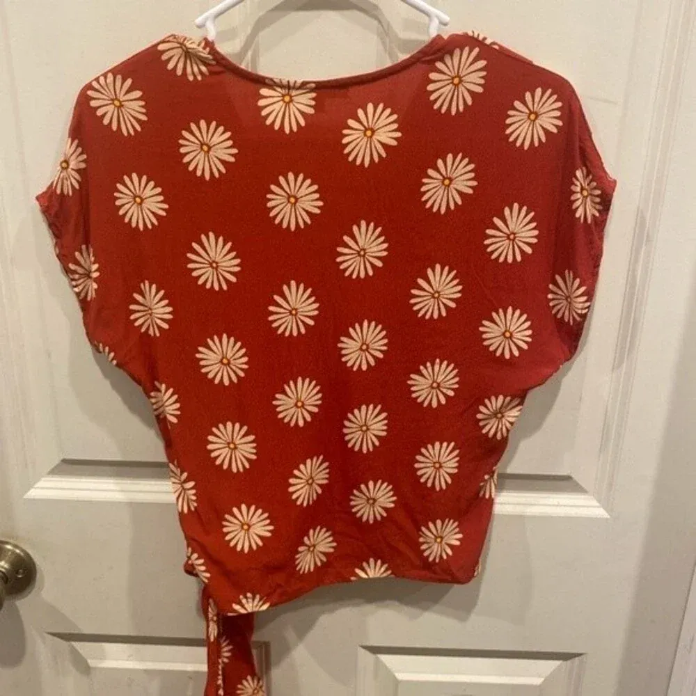 Madewell Sash Tie‎ Wrap Blouse SIze XS - Image 7