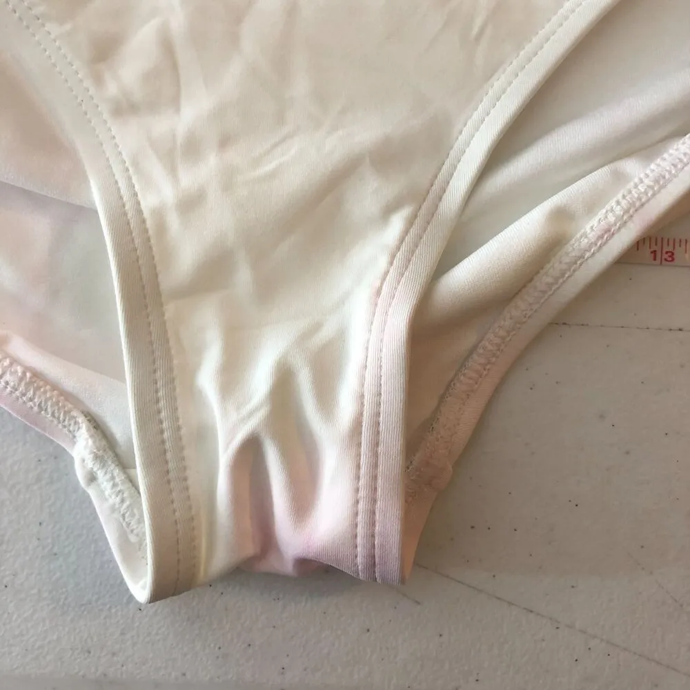 Michael Kors Stretch Nylon Bikini Bottom Hipster Brief White XL FLAW - Image 5