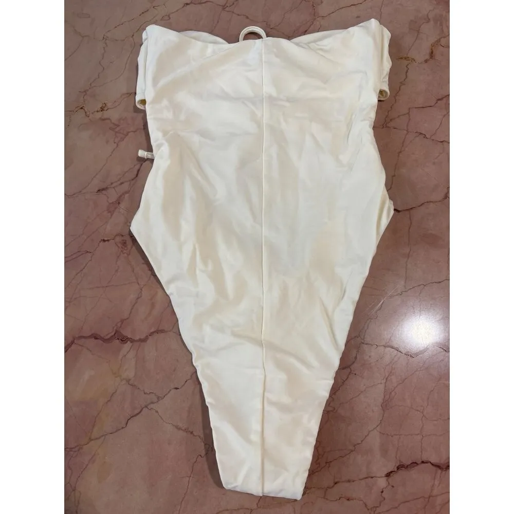 lovewave the Nadine One Piece in Ivory XSmall New Womens Swimsuit - Image 5