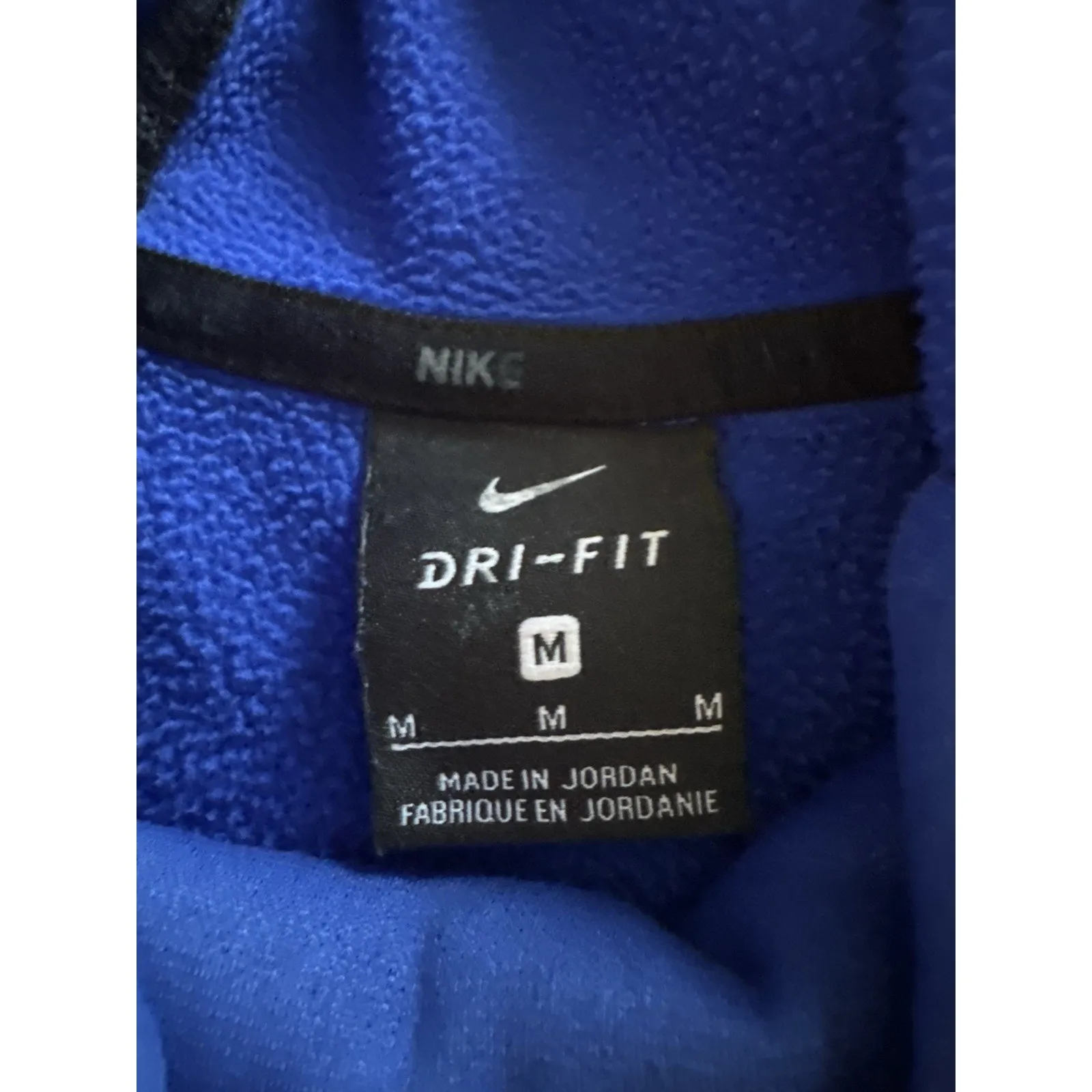 Nike Dri-fit Hoodie Pullover Women's Blue Sweatshirt Medium Athletic Sport - Image 2