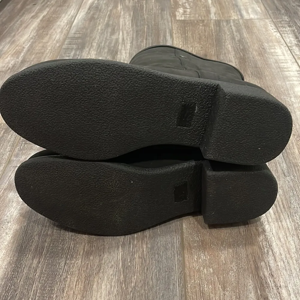 Abeo Burlington leather & shearling boots Black Size 7.5 - Image 9