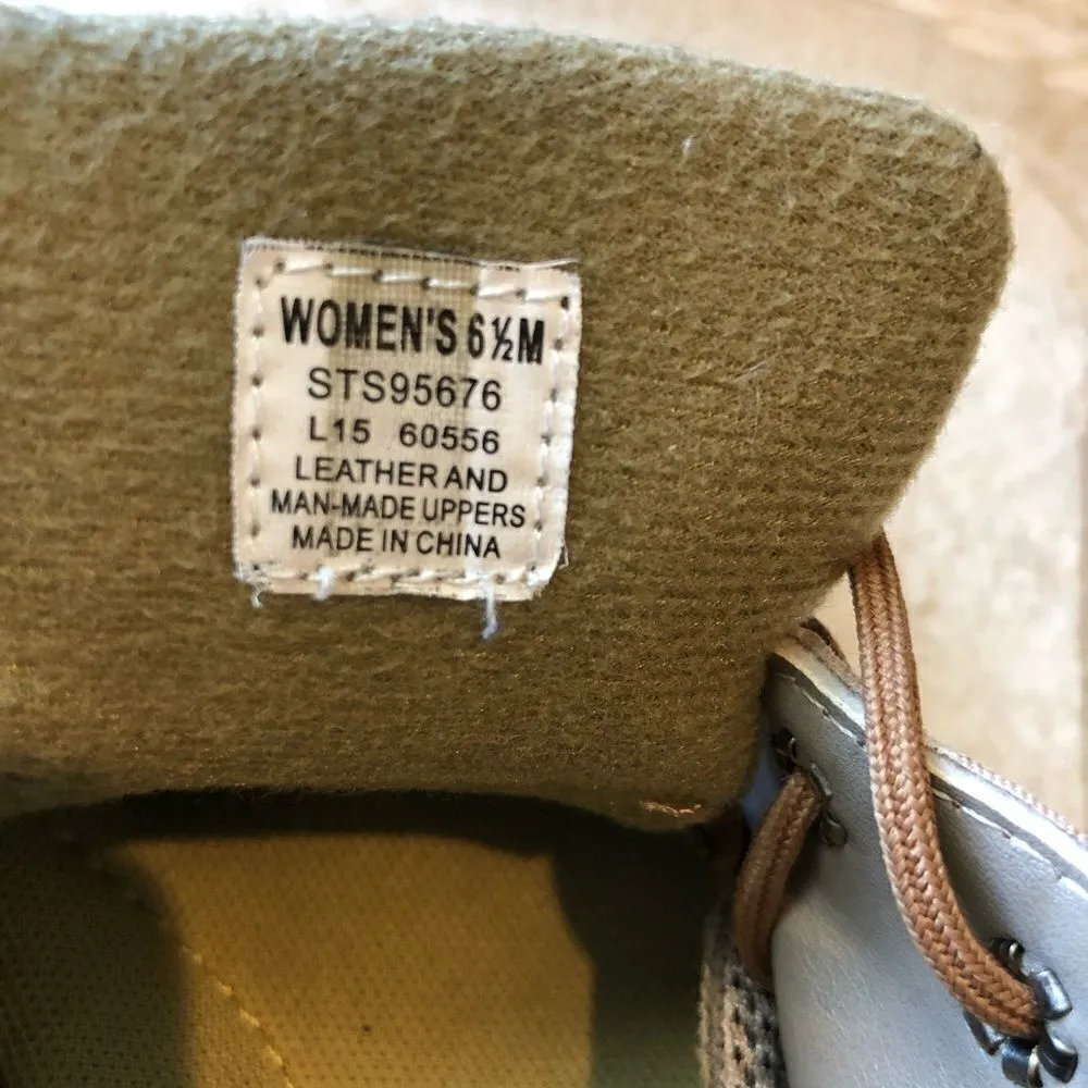 - Sperry top slider sand stripped boat sz 6.5 - Image 6