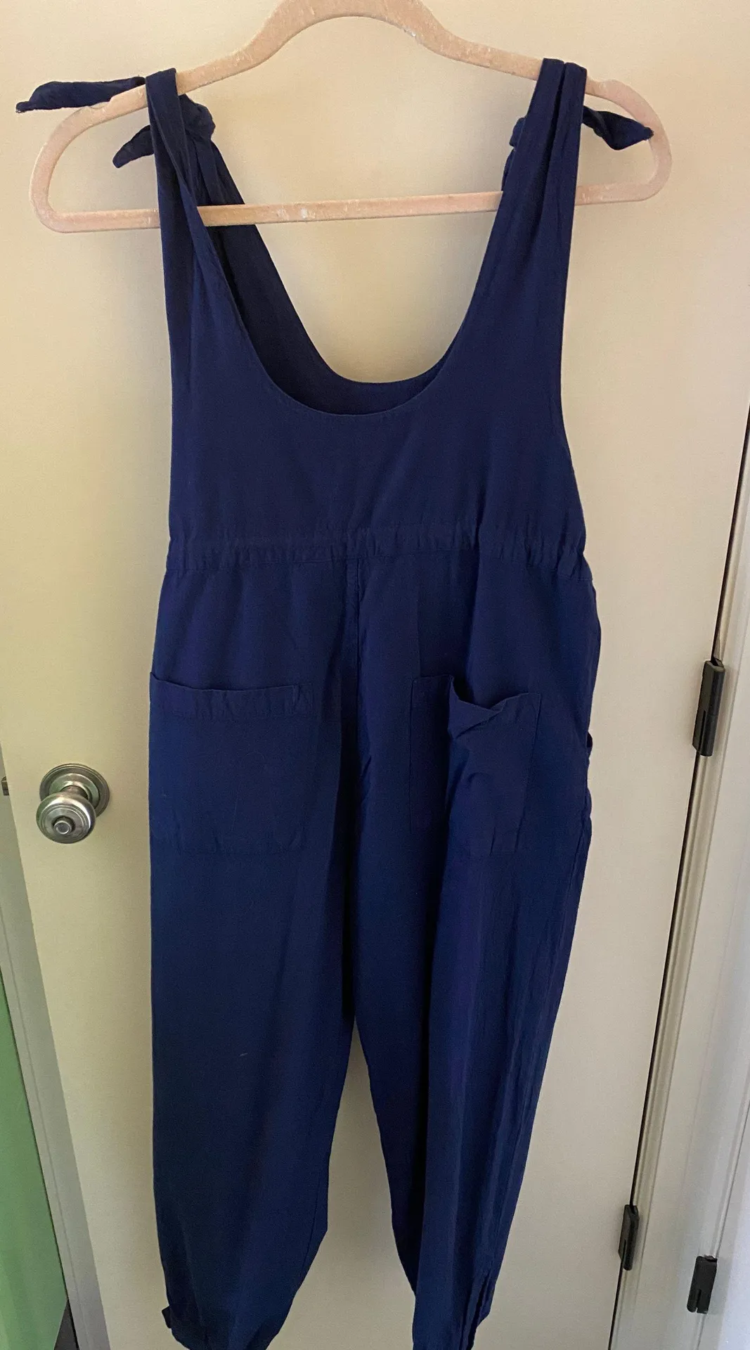 Earthbound Blue Overalls With Ties - Image 8