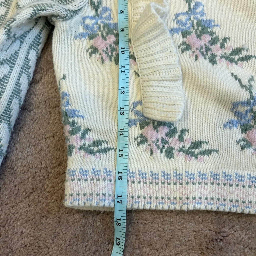 LoveShackFancy Warwick Pullover Sweater in Dew Drop Cream - Image 11