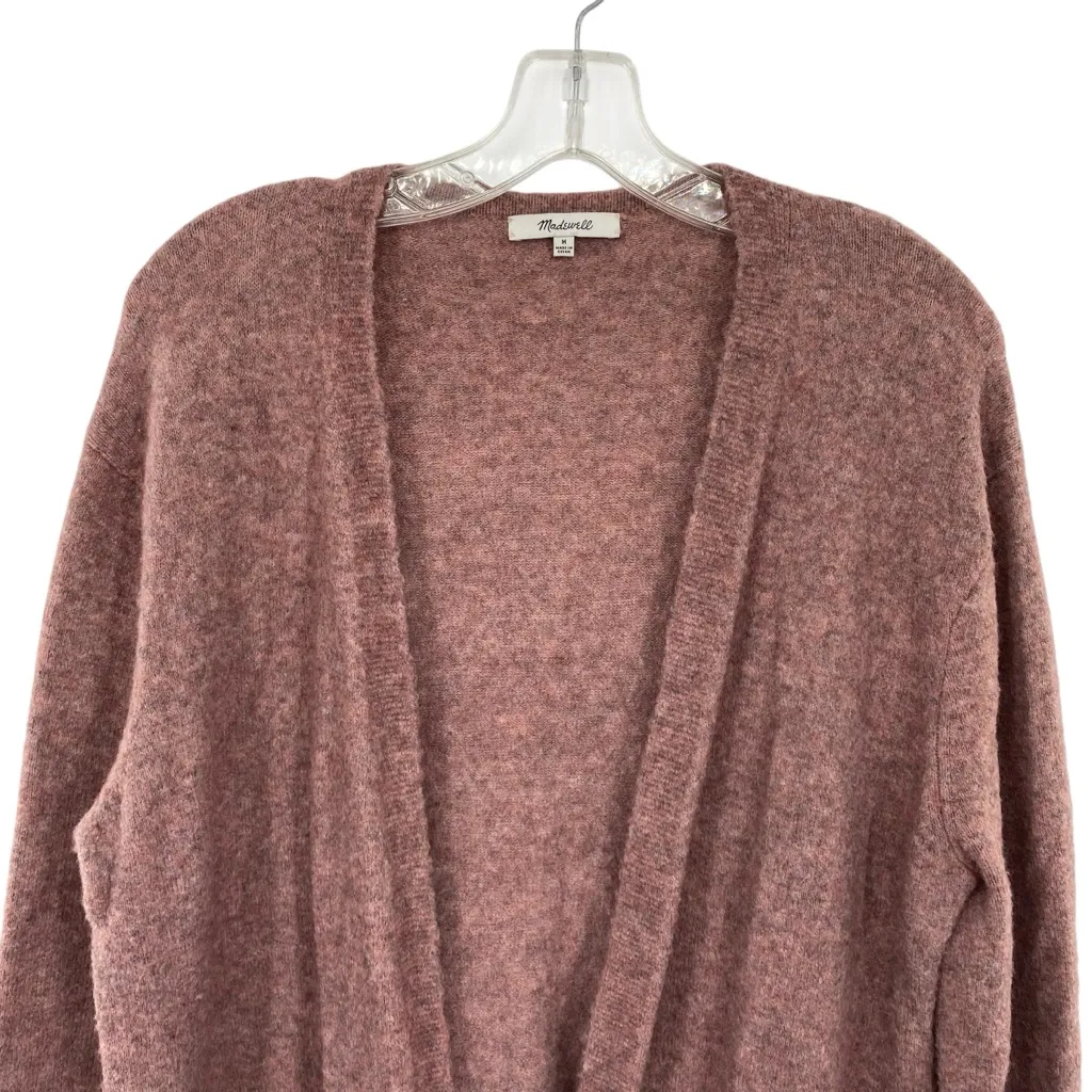 Madewell Kent Wool Blend Open Front Cardigan Sweater - Image 2