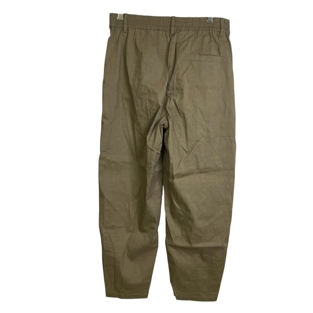 Annette Gortz Pants Womens Size 40 Tan Alexa Loose Fit Elastic German NWOT Brown - Image 2