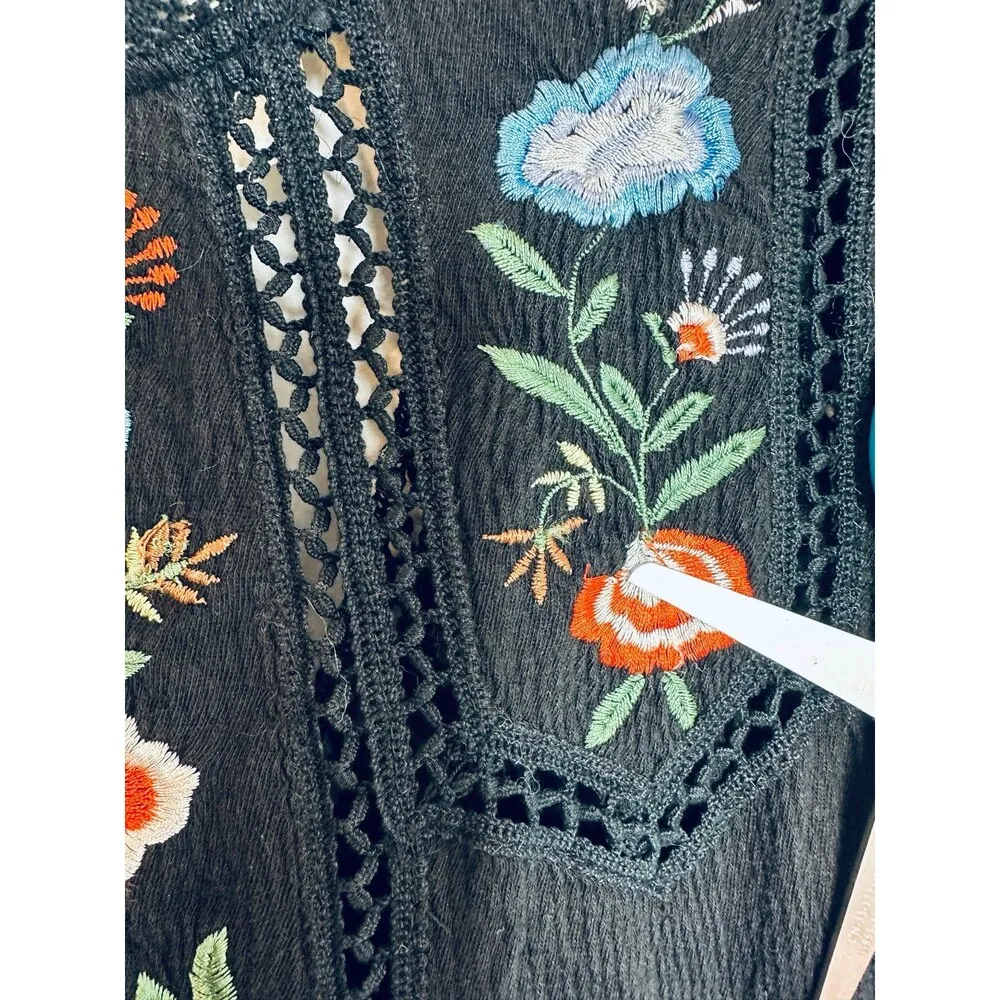 Topshop dress Size 4 NWT Read Embroidery was Sundance pretty boho free people - Image 7