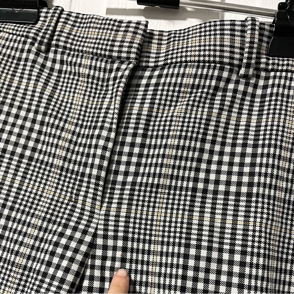 M.M. LaFleur Mejia Pant wool blend Plaid Sharkskin straight leg trouser pant 6 - Image 11