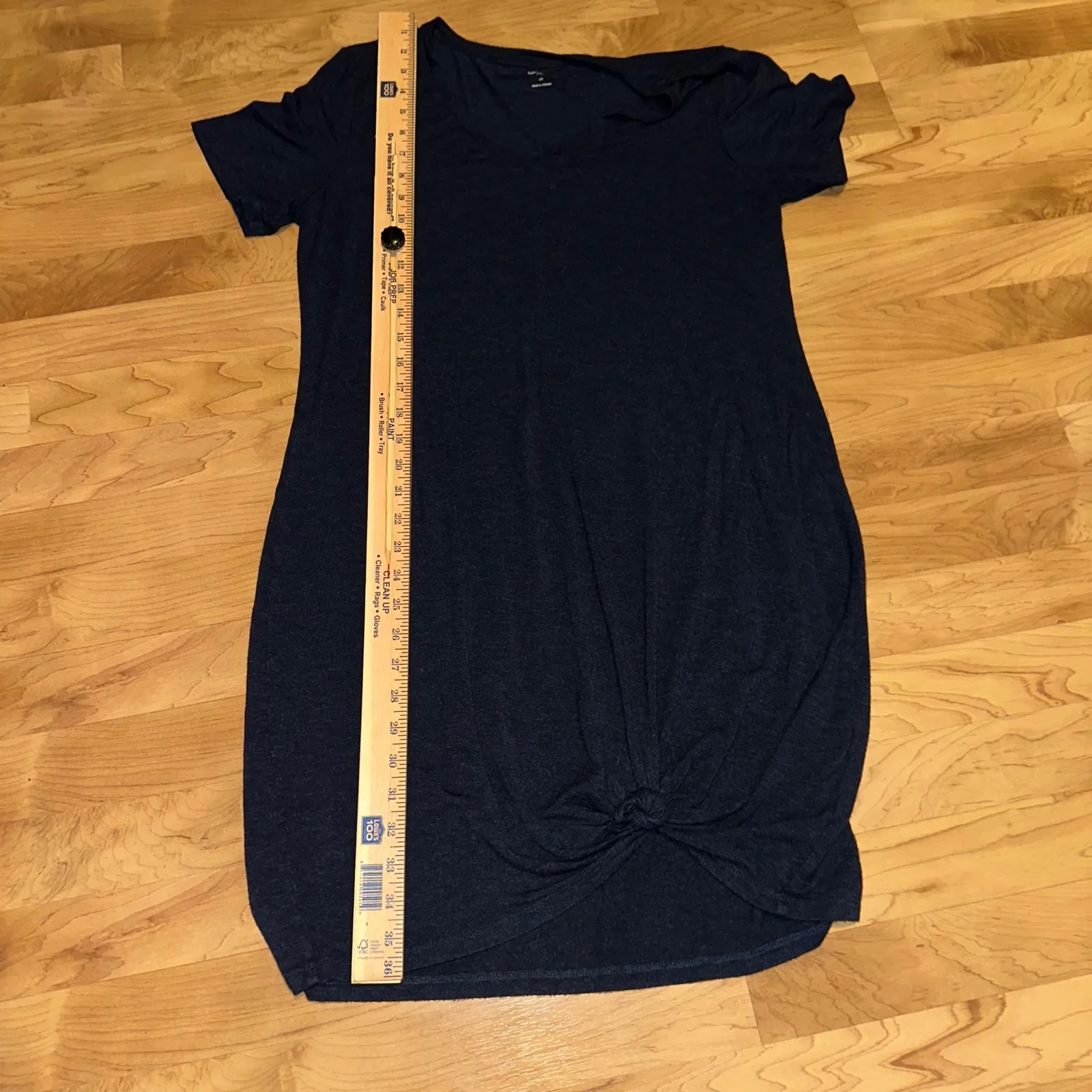 Daily Ritual Women's Navy Blue V - Image 9