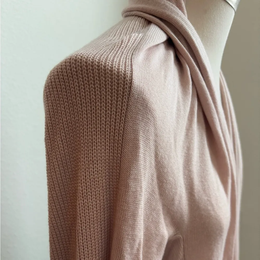 Lululemon Cashlu Cardigan Wrap Sweater Pink Bliss Open Front Relaxed Womens XS/S - Image 5