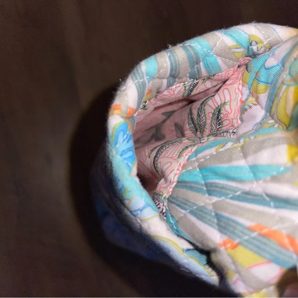 Vera Bradley Rain Forest Canopy Iconic Large Quilted Travel Commuter Tote Bag - Image 10