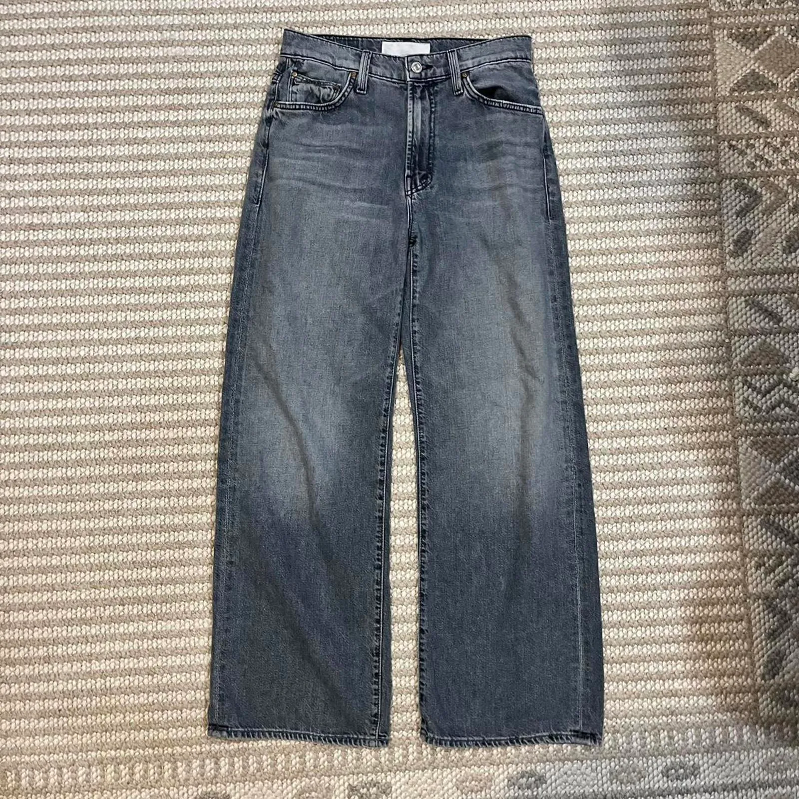 MOTHER The Dodger Ankle Jeans in Off The Beaten Path Gray Size 25 - Image 4