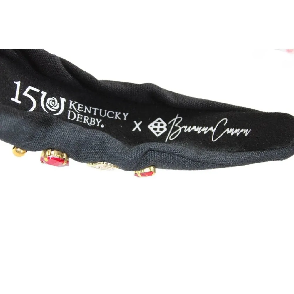 NWT Brianna Cannon x Kentucky Derby 150th Limited Edition Charm Headband Black - Image 6