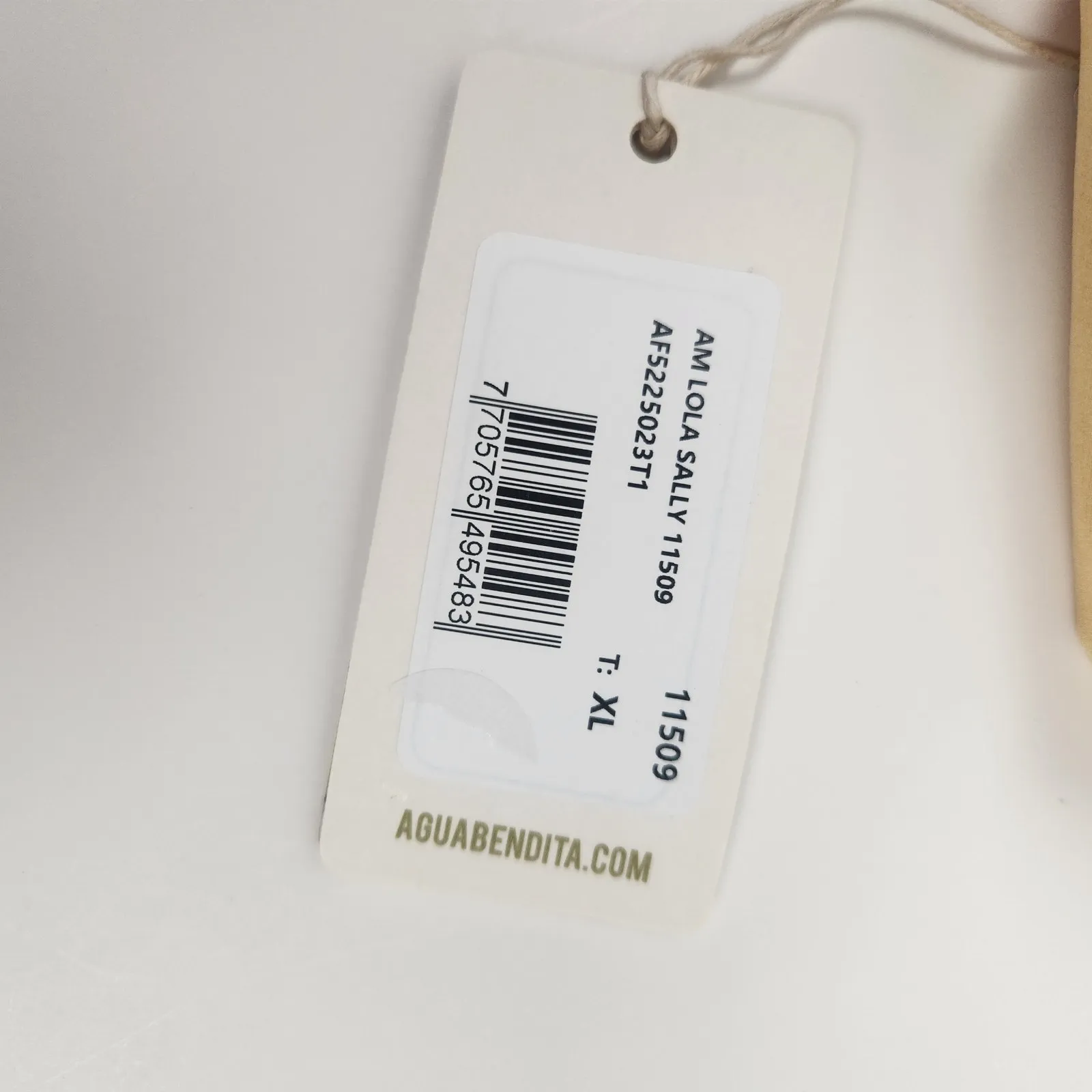 Agua Bendita Lola Bikini Bottom in Sally Yellow Floral Print Size XL NWT Cheeky - Image 7