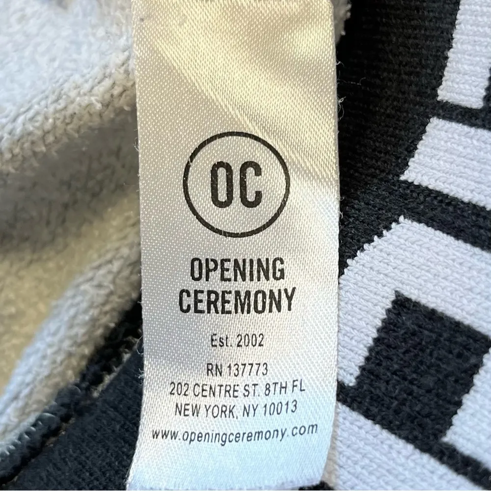 Elastic Logo Gray Jogger Sweatpants Small - Image 14