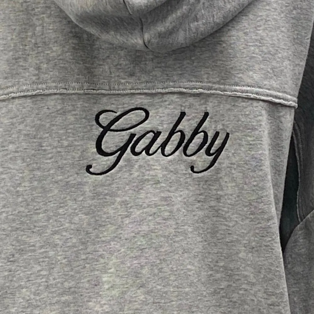 Savage Women's Gray Long Sleeve Oversized Hooded Hoodie Sweatshirt Sweater Top M Size M - Image 4