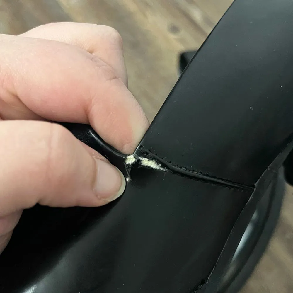 Jeffrey Campbell Leather Black Boots Size 9 - Image 4