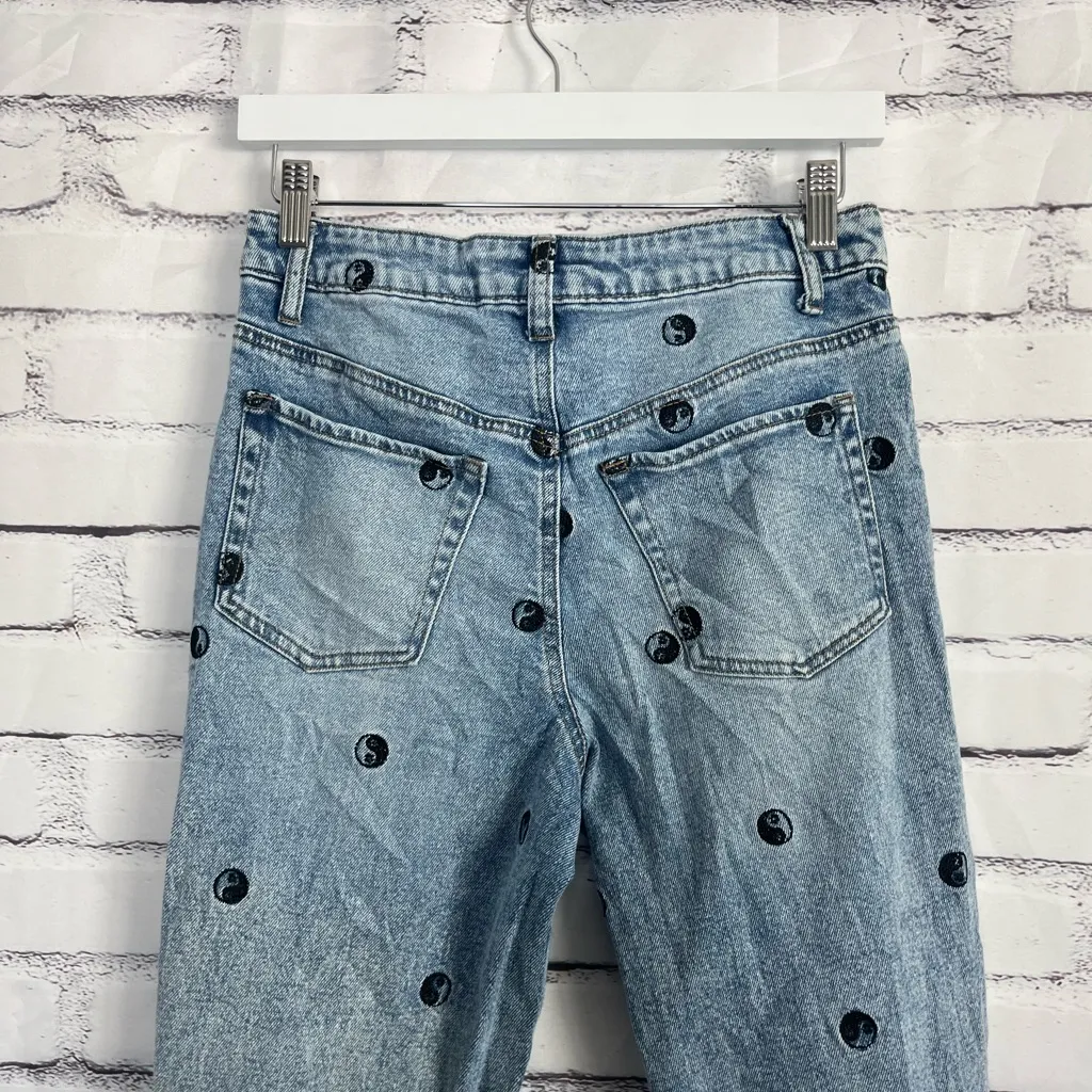 Tinseltown Skinny Jeans High Rise Distressed Light Wash Women’s 7 Yin-Yang Y2K - Image 9