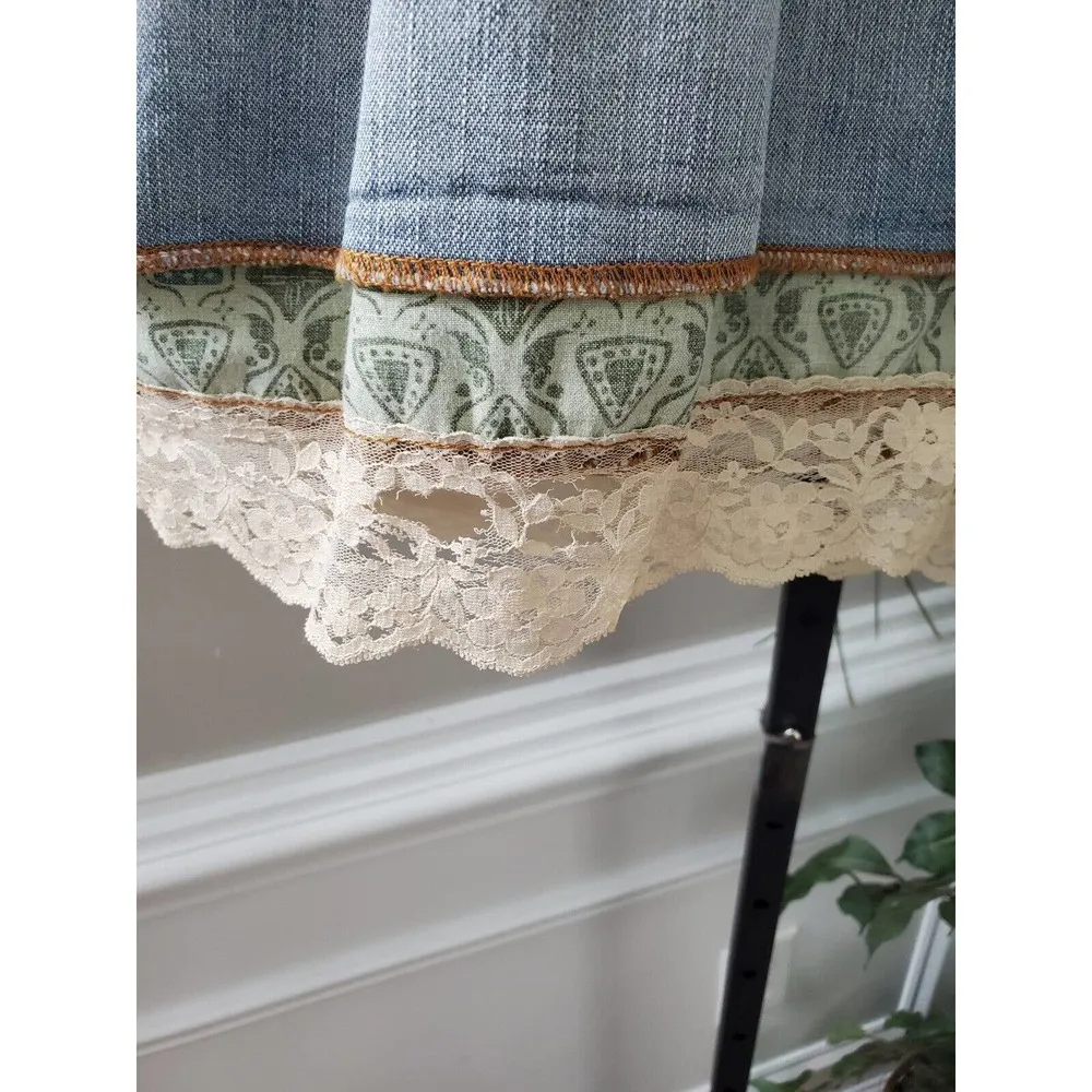 Vintage *Rare* EDC by ES Sport Blue Denim Cotton A - Image 4