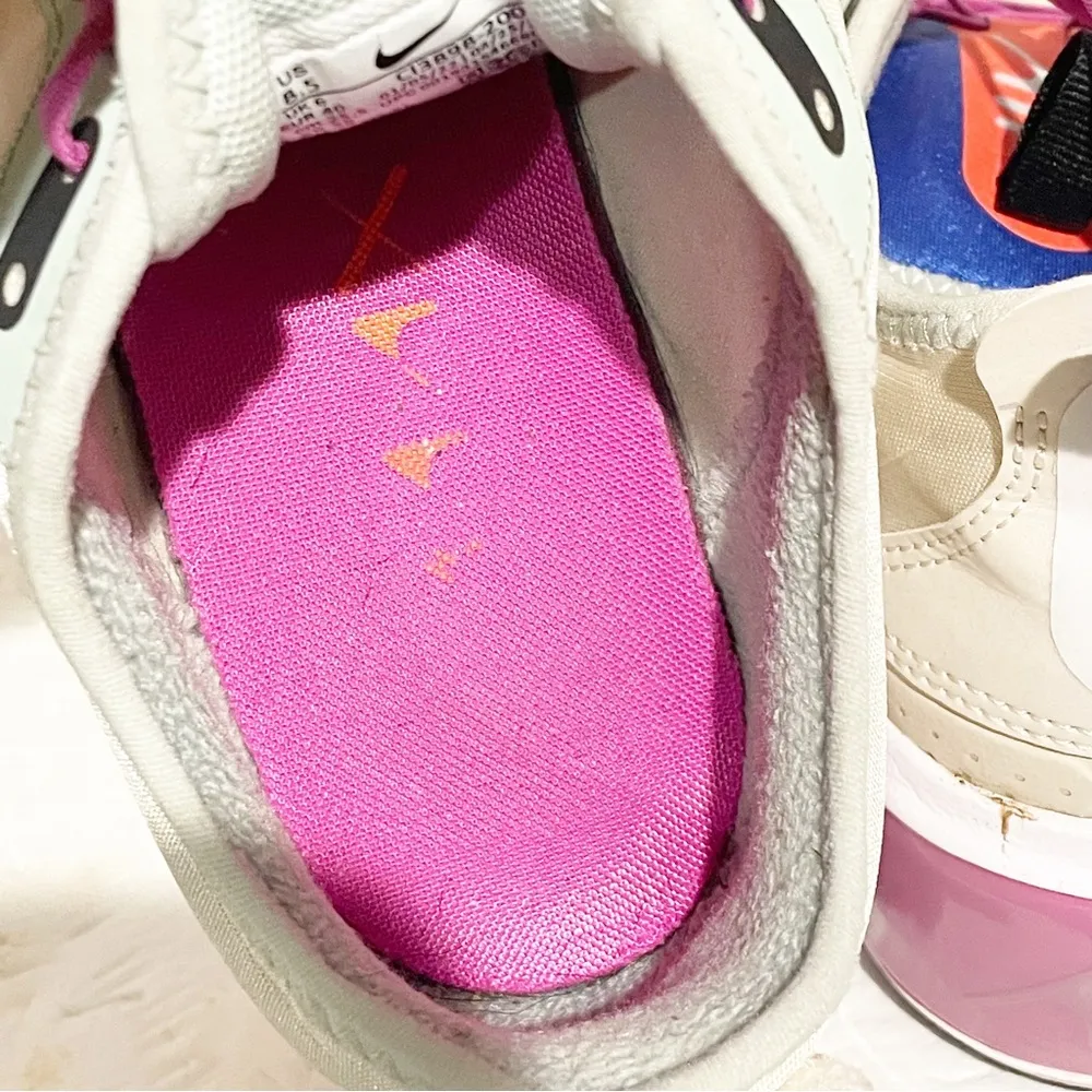 Nike Size 8.5 Air Max Dia Running Shoes CI3898-200 Fossil/Hyper Crimson - Image 4