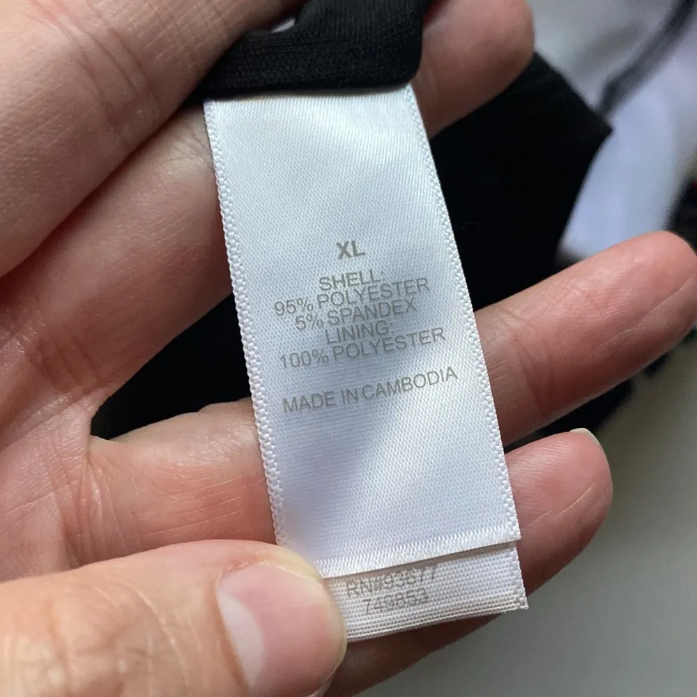 Bisou Bisou cropped floral graphic print sleeveless tank, size XL - Image 7