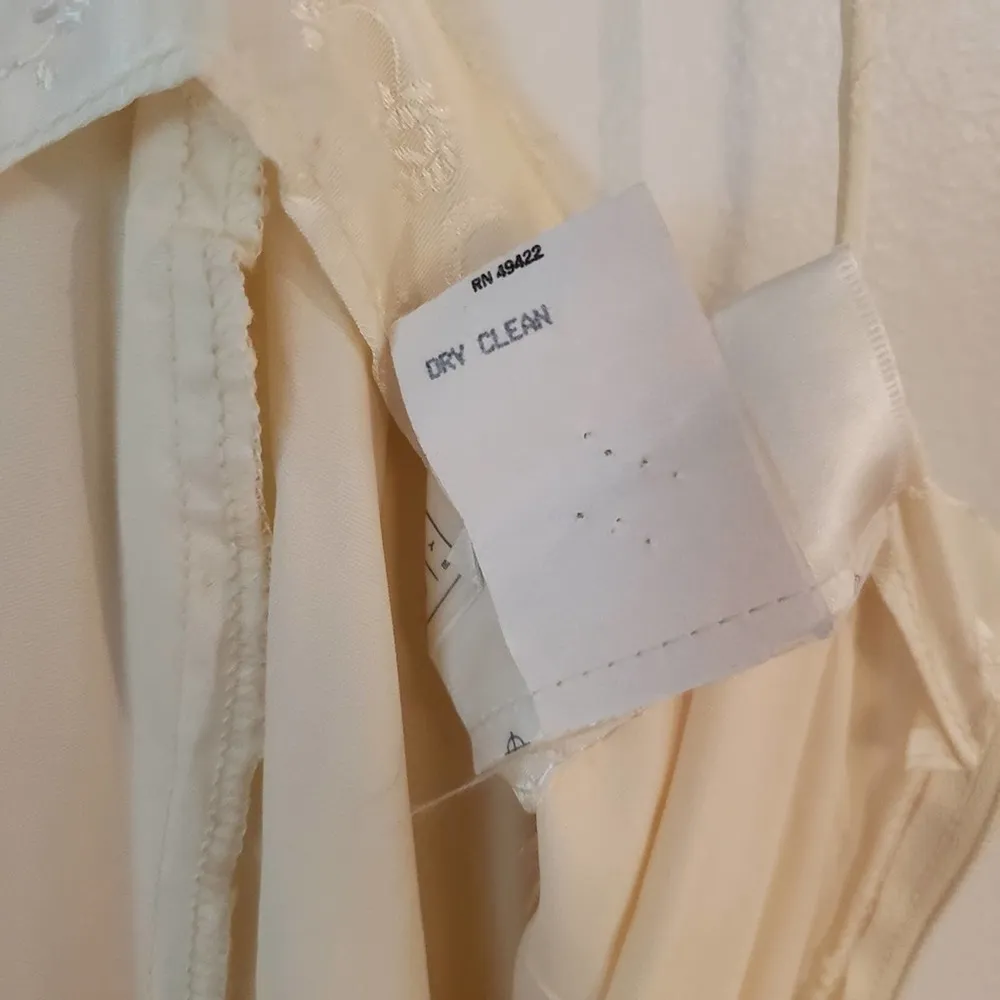 Vintage 90s Gunne Sax Ivory Backyard Beach Casual Punk Wedding Dress Small - Image 10