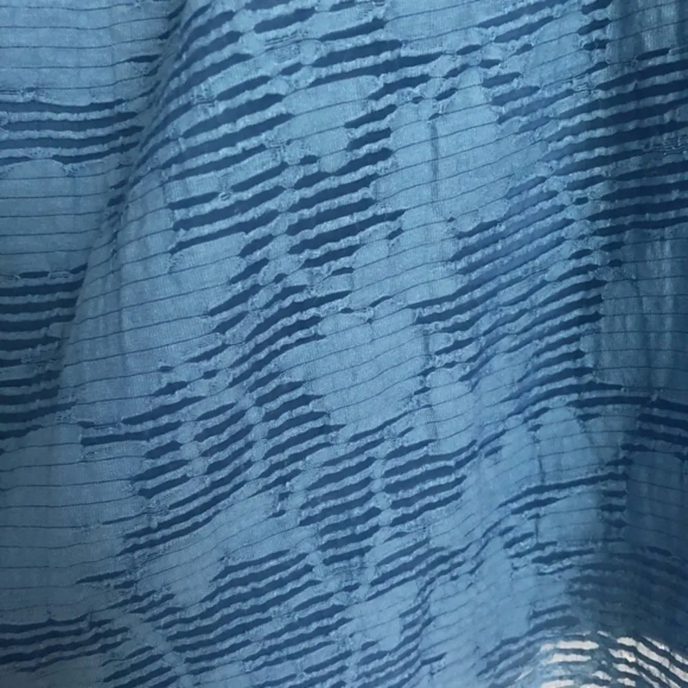 WAVERLY GREY RUFFLE SLEEVE OFF SHOULDER BLUE M Size M - Image 6