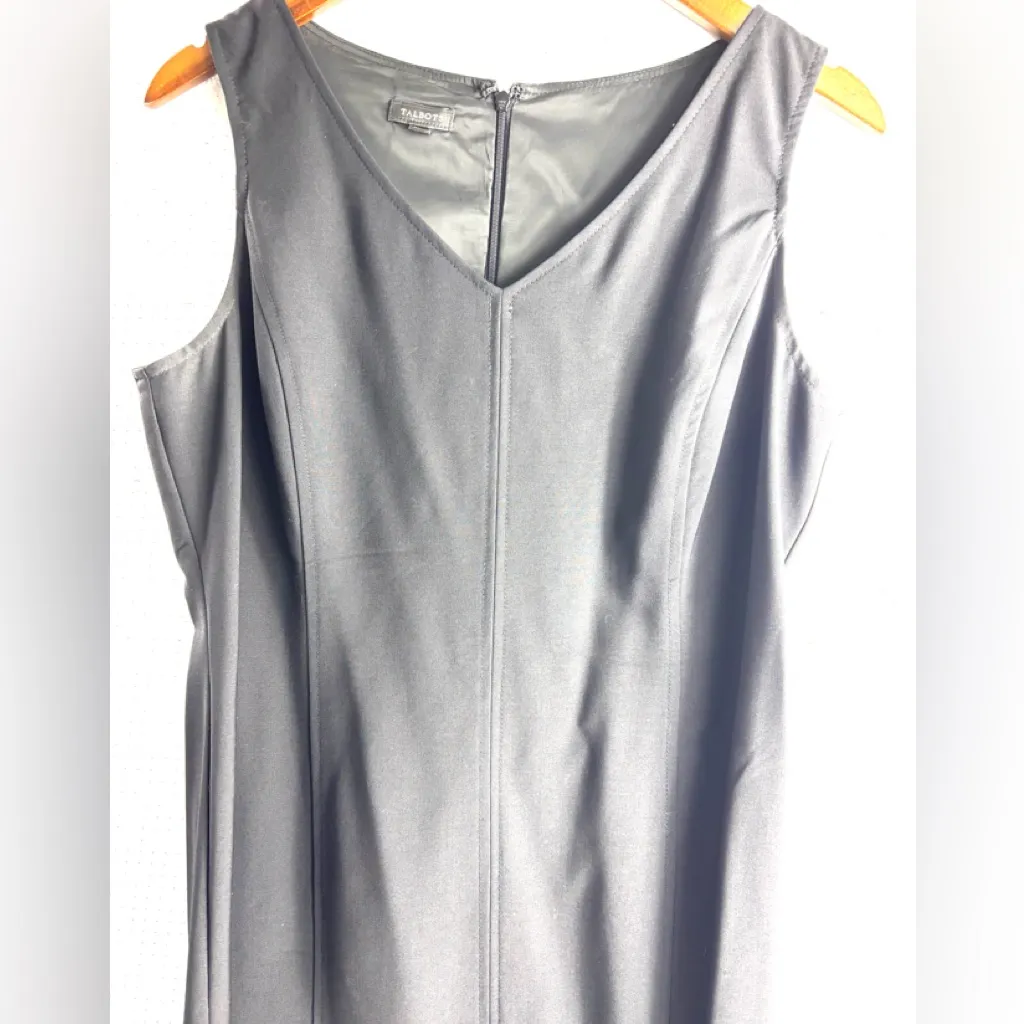 Talbots 8 Workwear Fitted Black Mini Dress - Funeral - Image 3