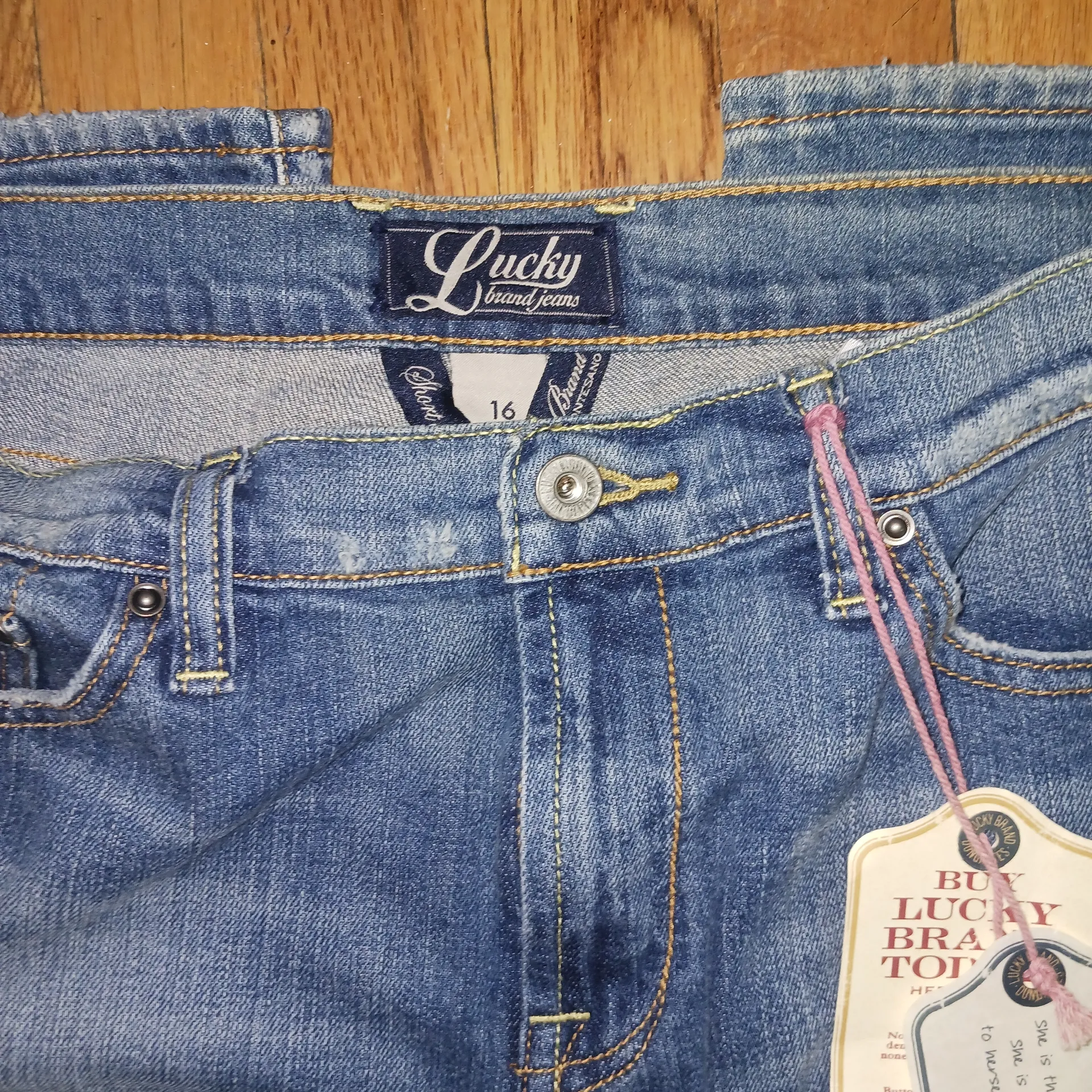 Lucky Brand Medium Blue Boot Cut Jeans - Image 3