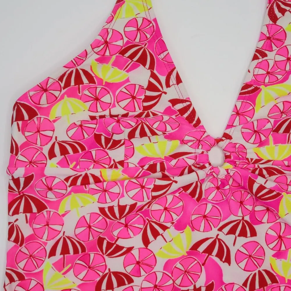 Vintage 90s Carolina Blues by Carolina Colors Beach Ball Tankini Top - Image 6