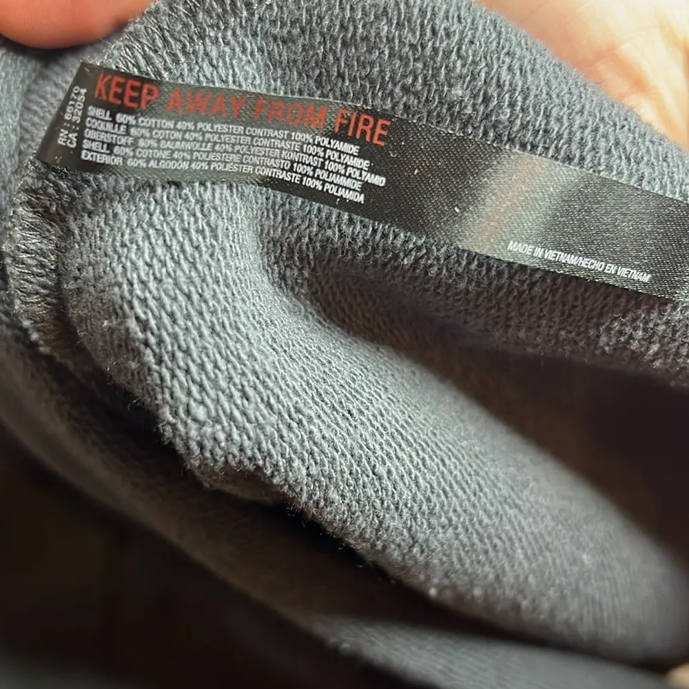 NWT Free People Spin Movement Gray Hoodie Yoga Oversize Slouch Quilted Charcoal - Image 8