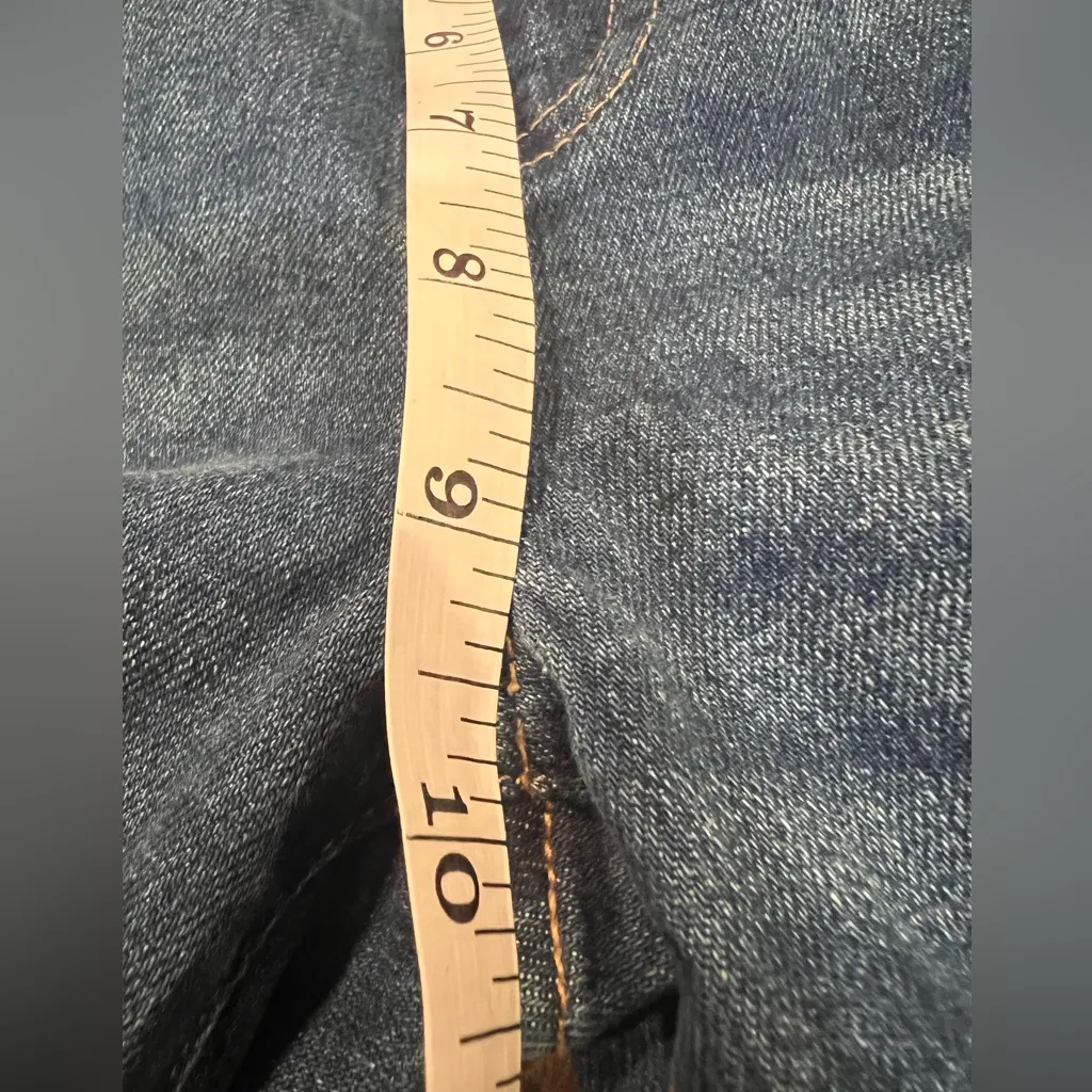 Pistola Monroe High Rise Slim Cigarette Jeans in Leon Wash Size 26 NWT Raw hem - Image 7