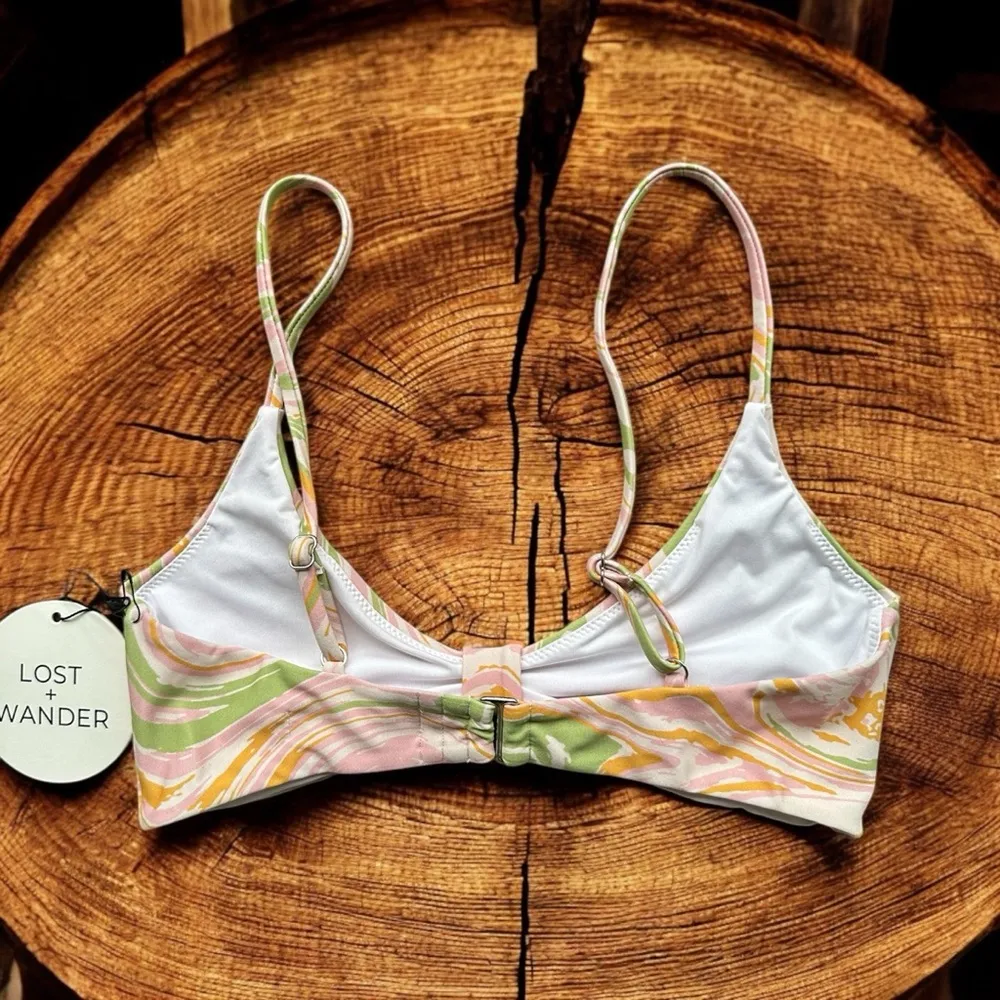 NWT Lost and Wander Radiant River Bikini Bra Small - Image 2