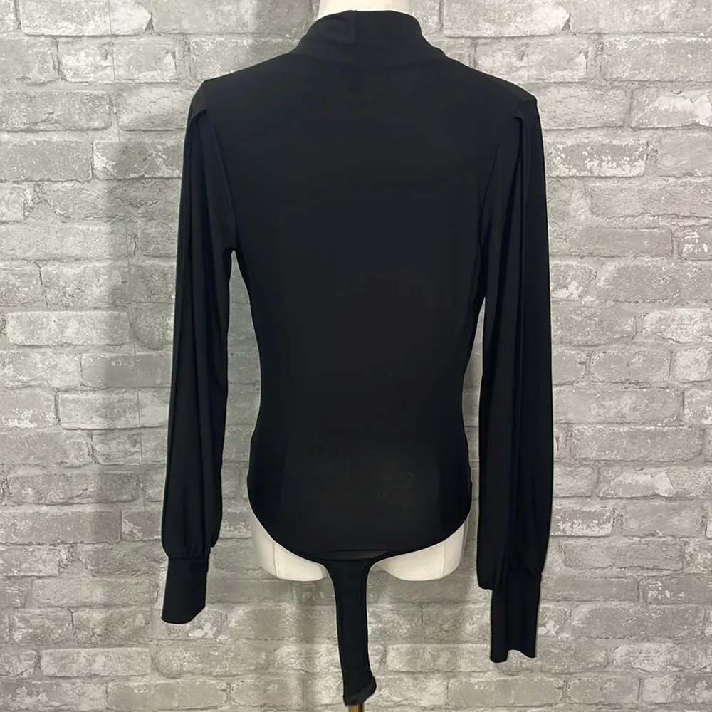 Lulus Friday Feeling Black Long Sleeve Bodysuit - Image 7