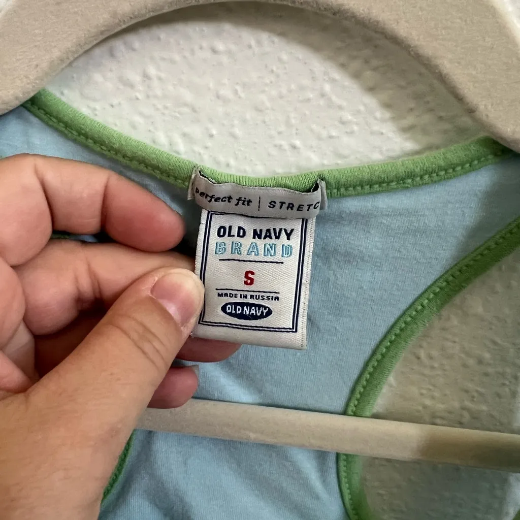 Old Navy light blue athletic tank top - Image 3
