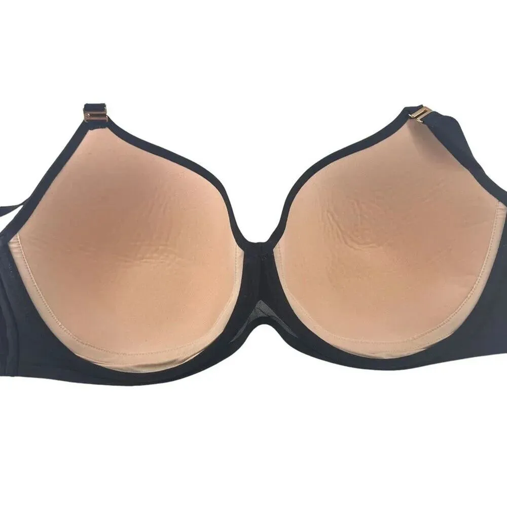Soma Bodify Perfect Coverage Bra Black Womens Size 40DDD - Image 2