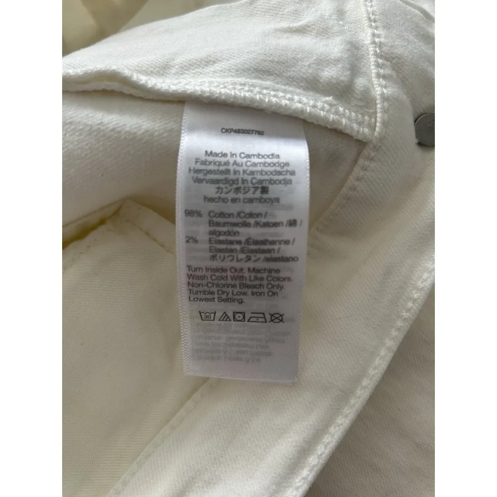 Madewell The Emmett Wide-Leg Crop Jean: Welt Pocket Vintage Canvas Size 29T - Image 10