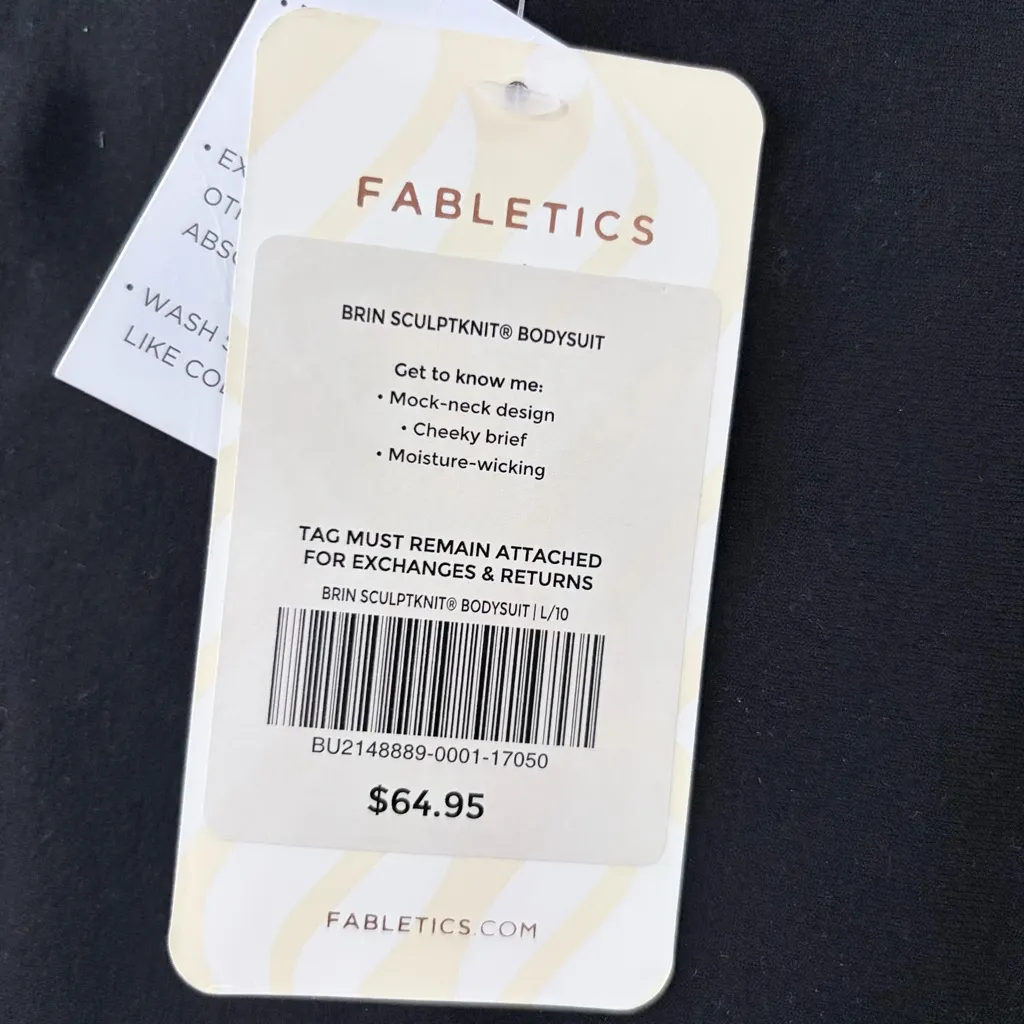 NWT Fabletics Brin SculptKnit Bodysuit - Image 5
