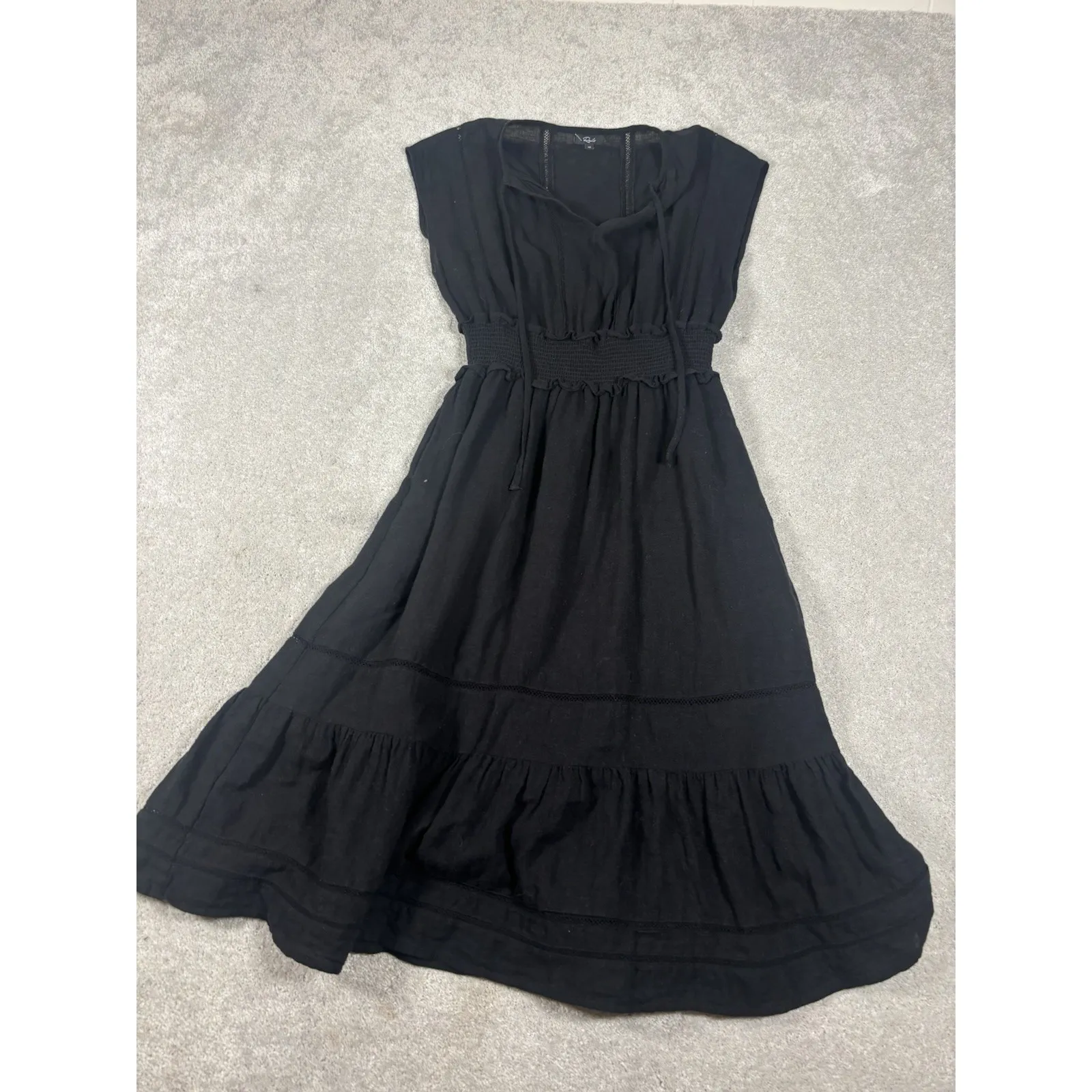 rails ashlyn black lace dress xs lined - Image 4