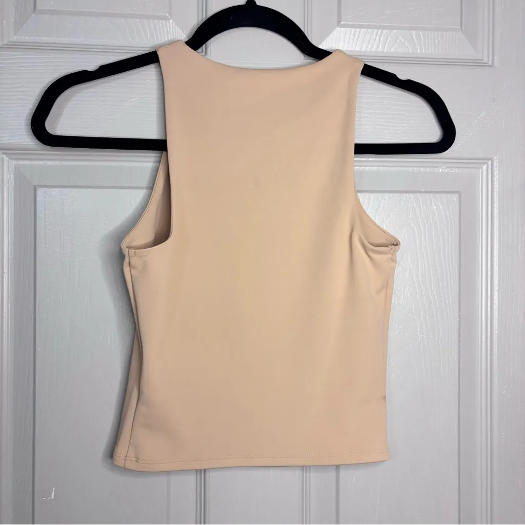 Express nude Tank Top Essential body countour NWT women’s light compression - Image 6