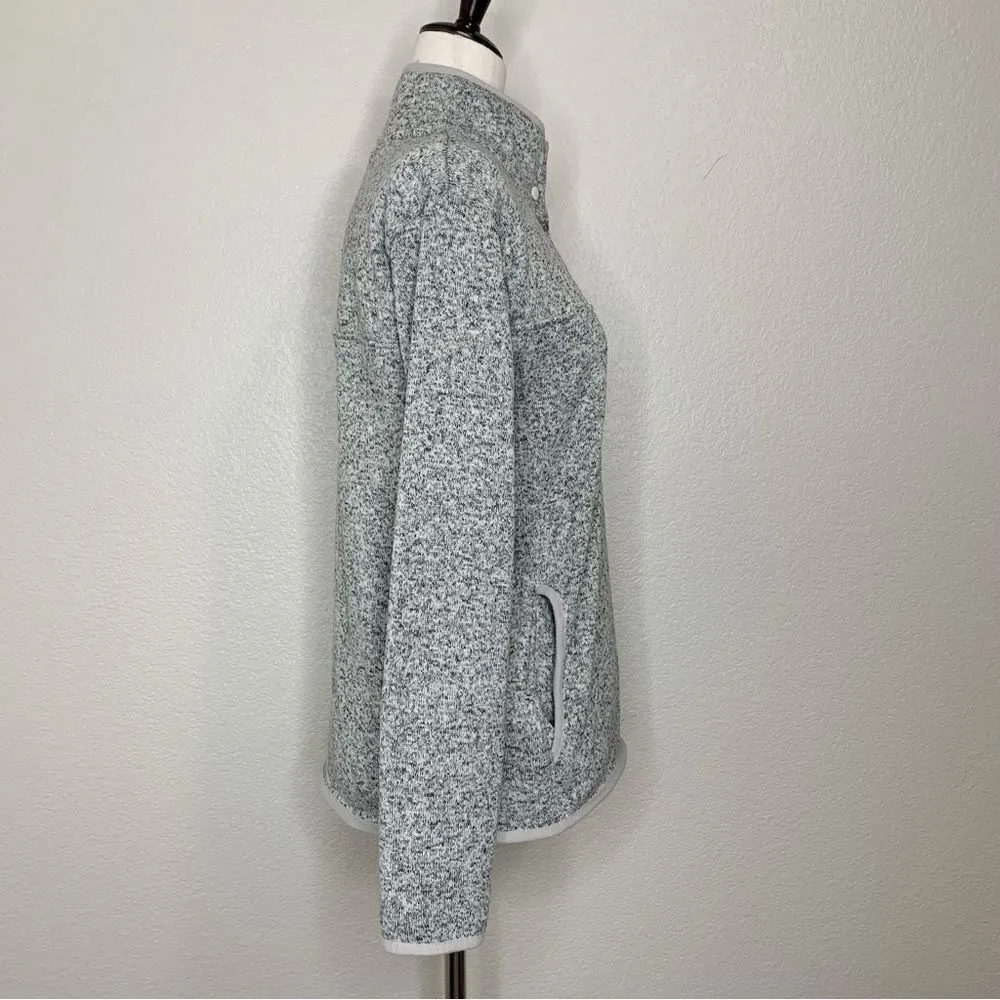 Eddie Bauer Women’s Snap Front Mock Neck Pullover Sweater - Image 6