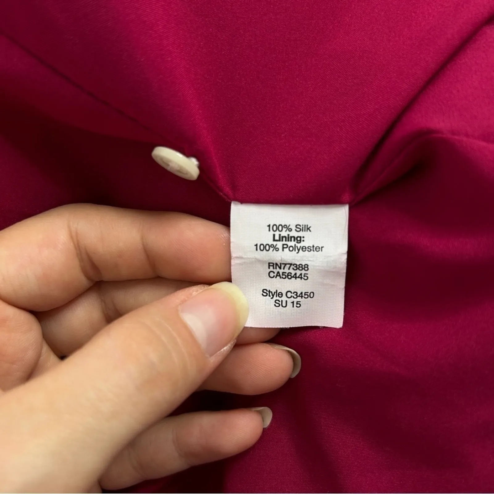 MADEWELL Silk Mini Dress Womens 4 Pink Boho Summer Casual Everyday Feminine Chic - Image 8