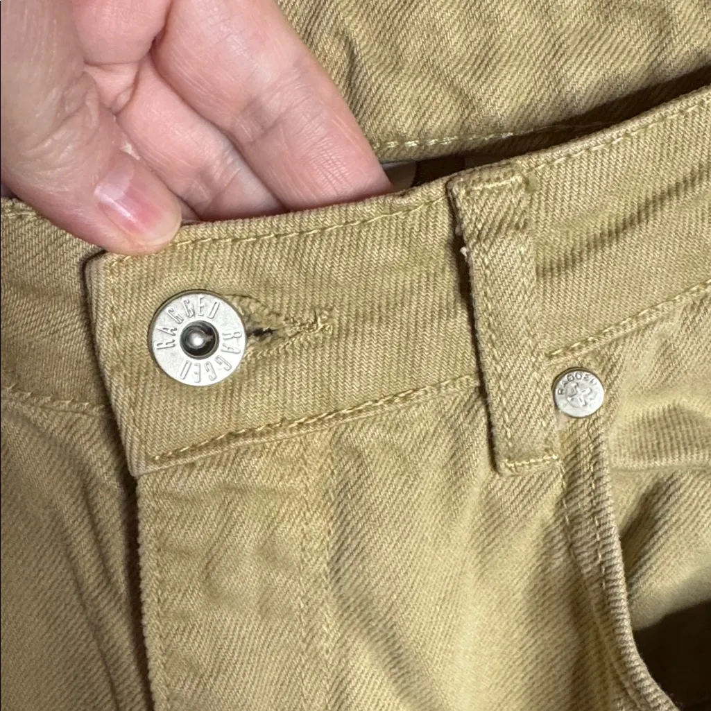 NWOT The Ragged Priest Denim Stone Tan Cargo Jeans Size 28 - Image 8