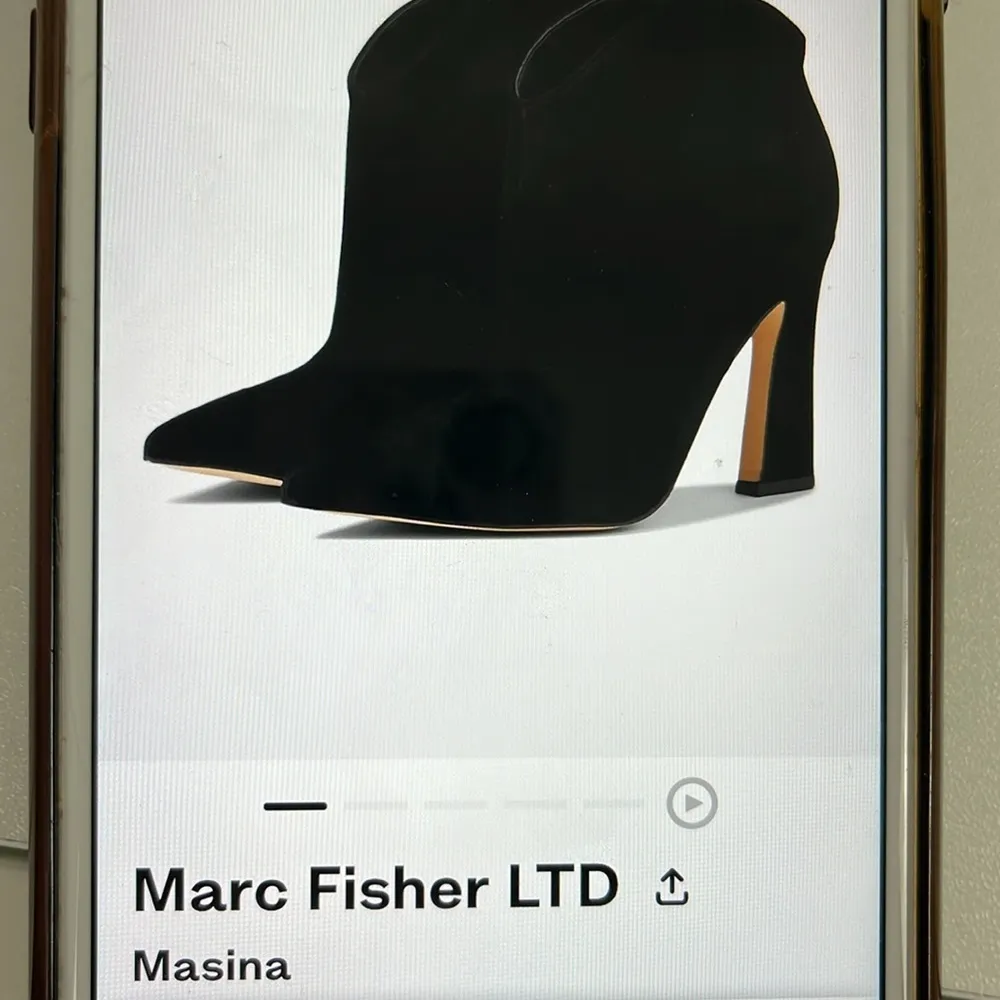 Marc Fisher LTD Masina Leather Upper Black Size 6 Brand New in Box - Image 3