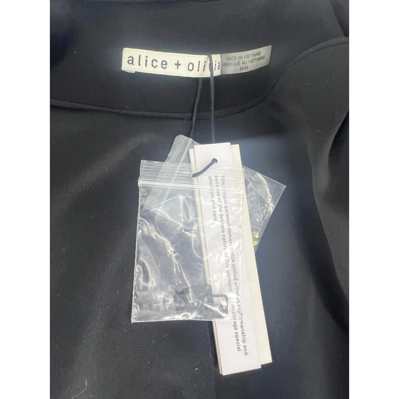 Alice + Olivia Jace Embellished Shawl-Collar Oversized Blazer - Image 14