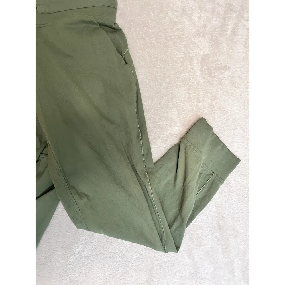 Lululemon Joggers Women's 4 Green Twill Ready To Rulu High - Image 3